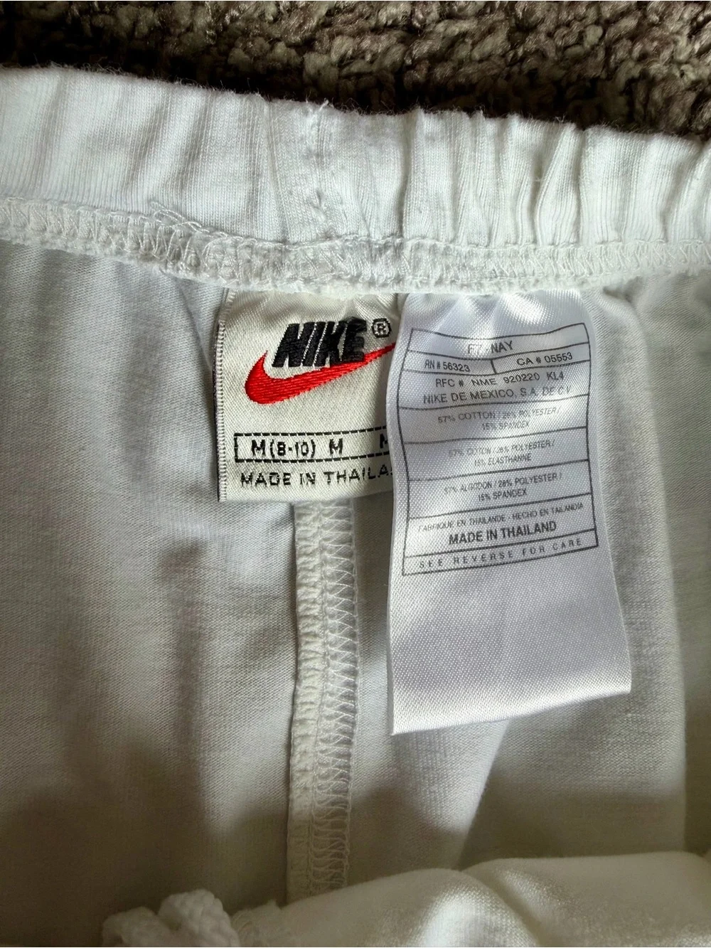 Vintage 90’s Nike White Dri-Fit Tennis Skirt with Court Logo Patch